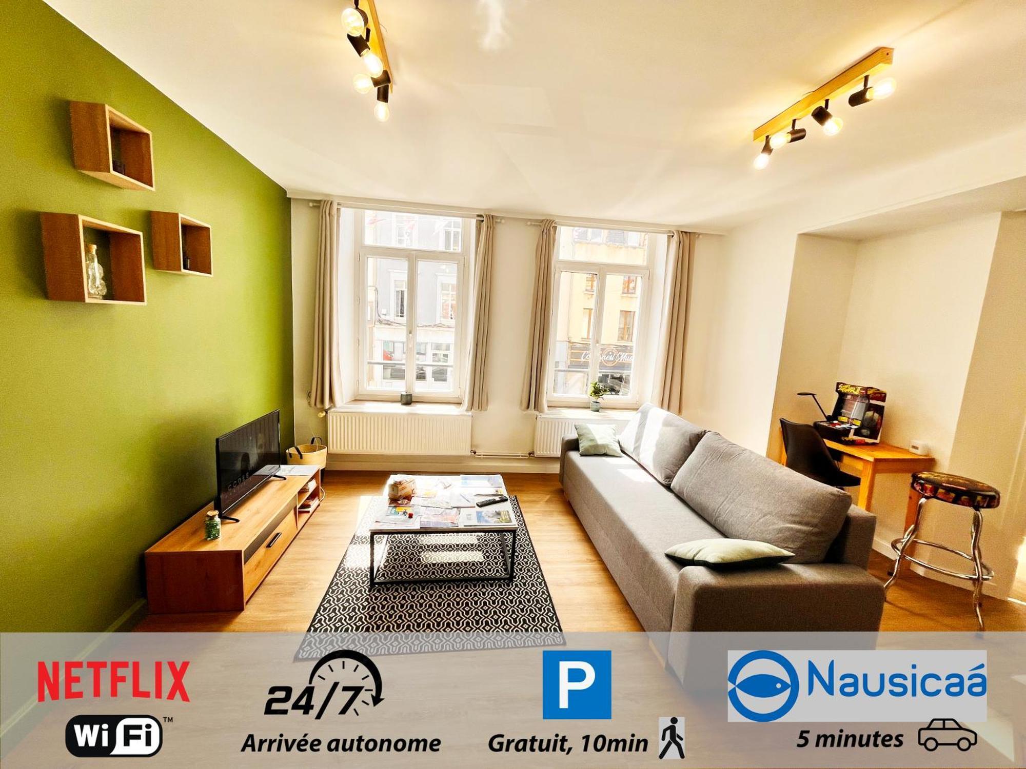 볼로뉴쉬르메르 Le Charme Des Remparts Boulonnais 아파트 외부 사진